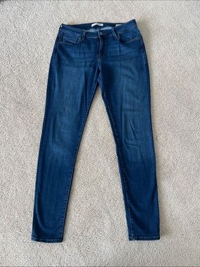 Mavi Jeans Co ALEXA Mid-Rise Indigo Skinny Jeans for Women 32 Waist